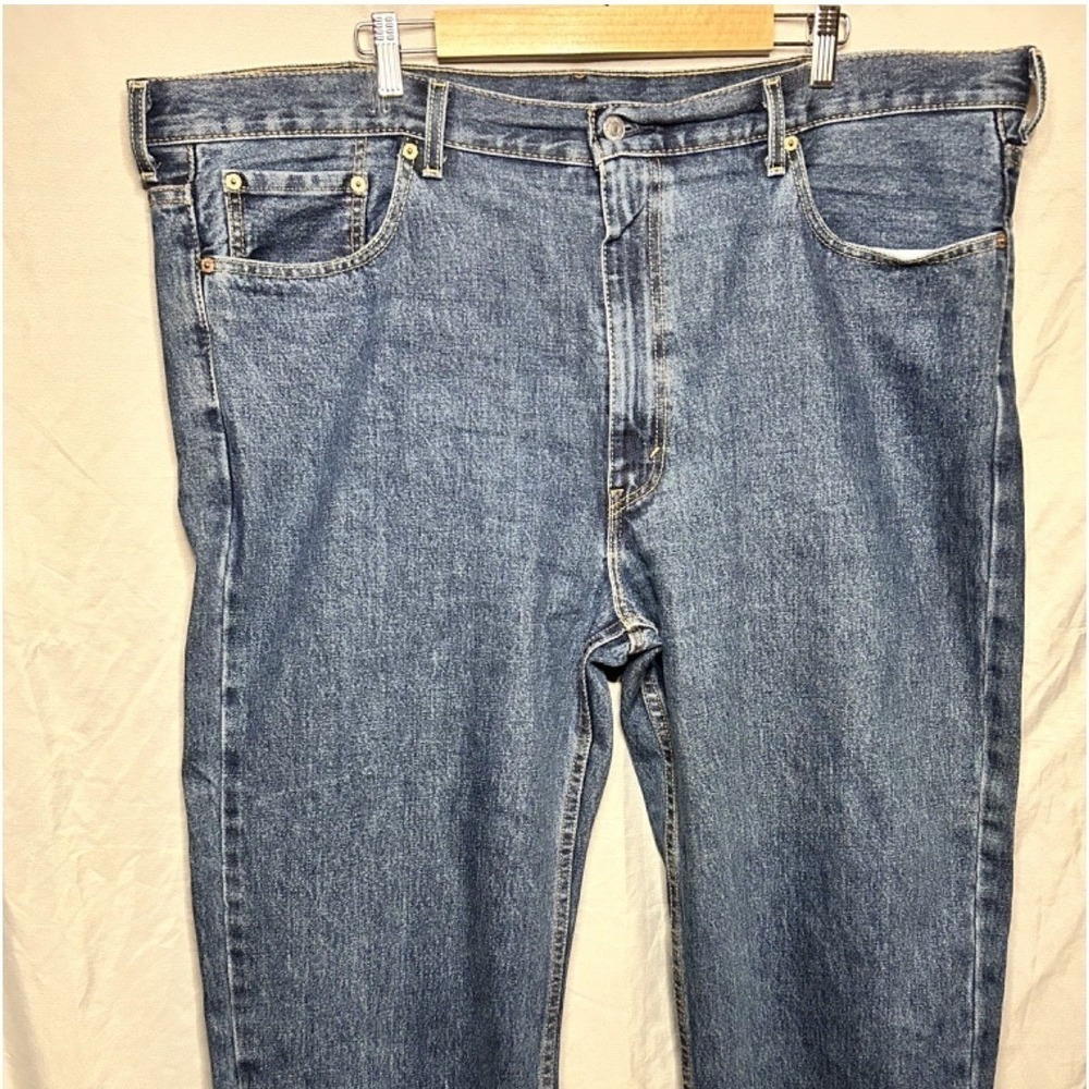 Levi's 550 Relaxed Fit Jeans Mens 44x30 Blue Medium Wash Tapered Leg Denim